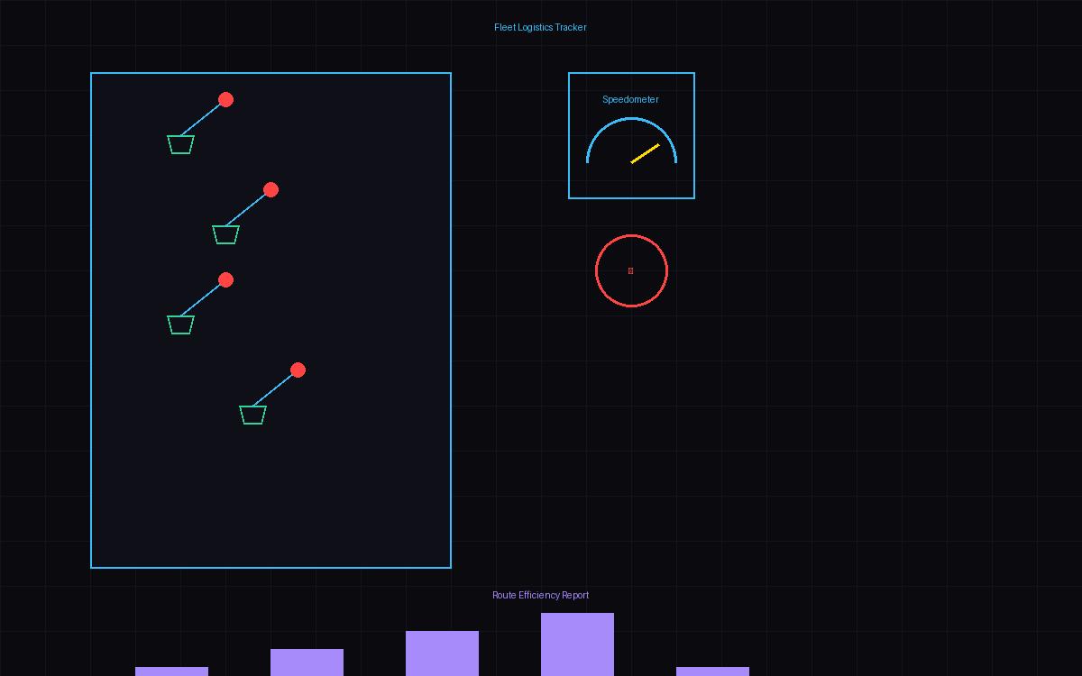 Previa Fleet logistics IoT tracker with live GPS and AI-powered fleet reports